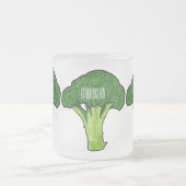 Tasse Givré Illustration de Broccoli (Centre)