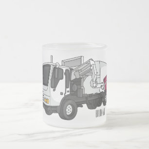Tasse Givré Illustration de camion à ordures