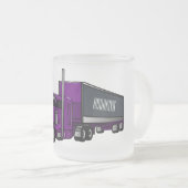 Tasse Givré Illustration de camion semi-remorque (Devant droit)