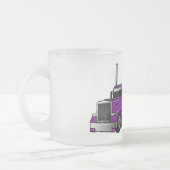 Tasse Givré Illustration de camion semi-remorque (Gauche)
