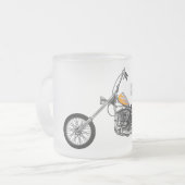 Tasse Givré Illustration de Chopper Motorcycle 1950 (Devant gauche)