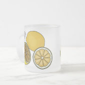 Tasse Givré Illustration de citron (Devant gauche)