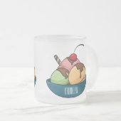 Tasse Givré Illustration de crème glacée (Devant droit)
