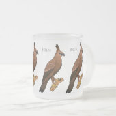 Tasse Givré Illustration de dessin animé d'aigle de Java (Devant droit)