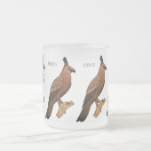 Tasse Givré Illustration de dessin animé d'aigle de Java (Centre)