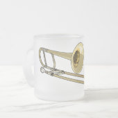Tasse Givré Illustration de dessin animé de Trombone (Devant gauche)