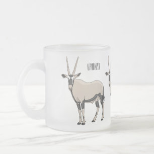 Tasse Givré Illustration de dessin animé Oryx