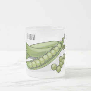 Tasse Givré Illustration de dessin de pois