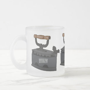 Tasse Givré Illustration de dessin en fer de Charbon
