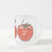 Tasse Givré Illustration de dessin sur la tomate (Devant droit)