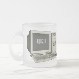 Tasse Givré Illustration de dessin sur ordinateur