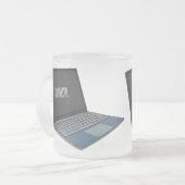 Tasse Givré Illustration de dessin sur ordinateur portable (Devant gauche)