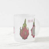 Tasse Givré Illustration de dragon fruit (Devant droit)