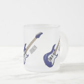 Tasse Givré Illustration de guitare électrique (Devant droit)