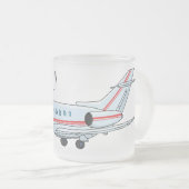 Tasse Givré Illustration de jet privé (Devant droit)