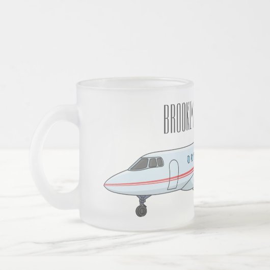 Tasse Givré Illustration de jet privé (Gauche)