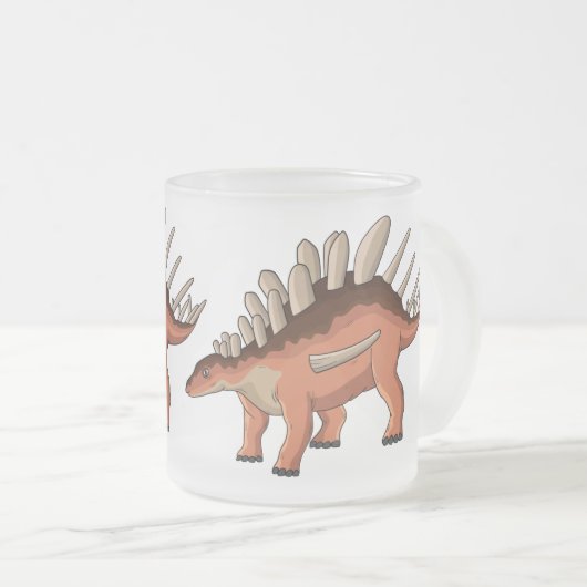 Tasse Givré Illustration de Kentrosaurus (Devant droit)