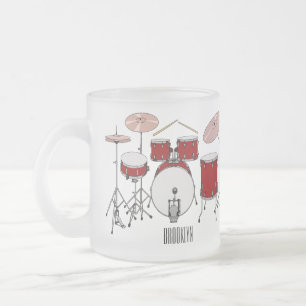Tasse Givré Illustration de kit de batterie