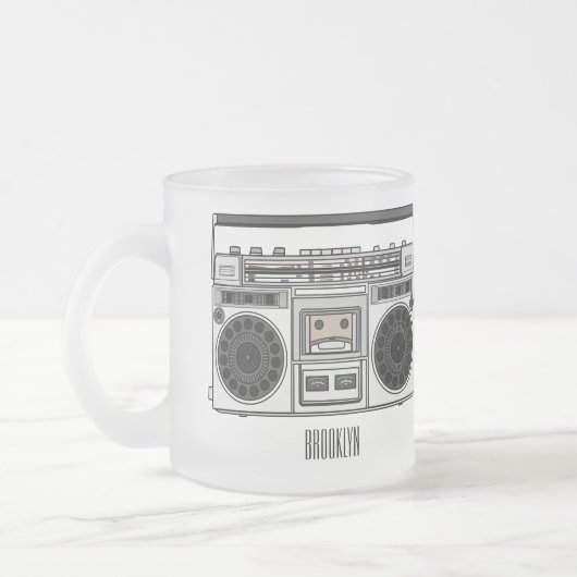 Tasse Givré Illustration de la bande dessinée radio (Gauche)
