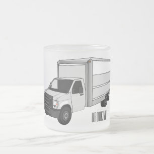 Tasse Givré Illustration de la caricature du camion-boîte