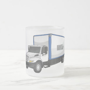Tasse Givré Illustration de la caricature du camion-boîte