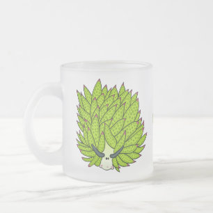 Tasse Givré Illustration de la feuille de limon