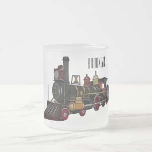 Tasse Givré Illustration de la locomotive à vapeur
