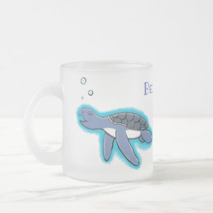 Tasse Givré Illustration de la petite tortue de mer