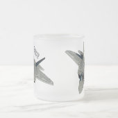 Tasse Givré Illustration de l'avion de chasse (Centre)
