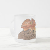 Tasse Givré Illustration de lézard à col frisé (Devant gauche)