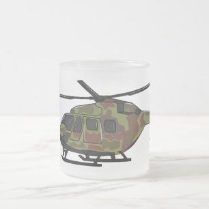 Tasse Givré Illustration de l'hélicoptère de l'armée