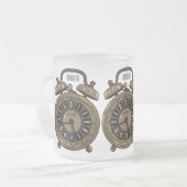 Tasse Givré Illustration de l'horloge d'alarme (Devant gauche)
