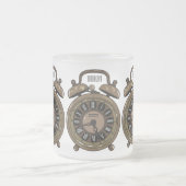 Tasse Givré Illustration de l'horloge d'alarme (Centre)
