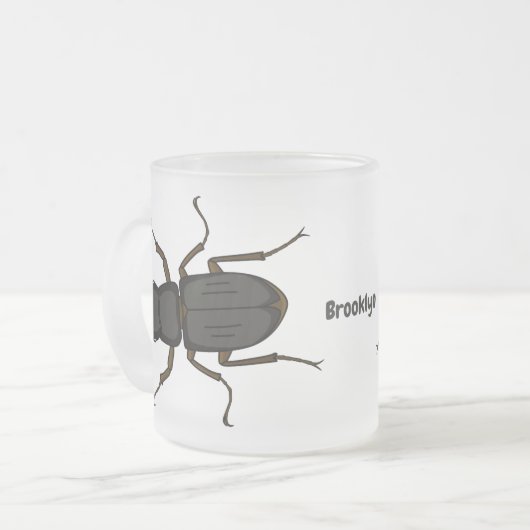 Tasse Givré Illustration de l'insecte du dendroctone du pin (Devant gauche)
