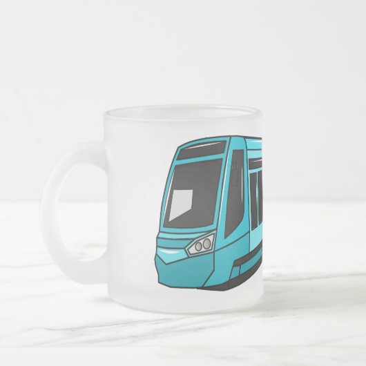 Tasse Givré Illustration de locomotive électrique (Gauche)