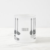 Tasse Givré Illustration de l'ustensile de cuisine (Centre)