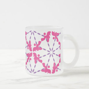 Tasse Givré Illustration de motif de caniche personnalisable 