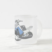 Tasse Givré Illustration de motoneige (Devant droit)