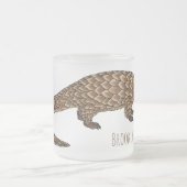 Tasse Givré Illustration de pangolin à queue longue (Centre)
