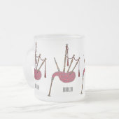 Tasse Givré Illustration de pipes (Devant gauche)