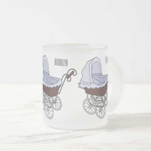 Tasse Givré Illustration de poussette (Devant droit)