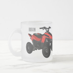 Tasse Givré Illustration de Quad bike atv