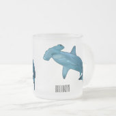 Tasse Givré Illustration de requin marteau (Devant droit)