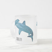 Tasse Givré Illustration de requin marteau (Devant gauche)