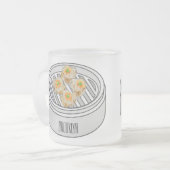 Tasse Givré Illustration de Shumai dim sum (Devant gauche)
