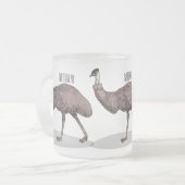 Tasse Givré Illustration d'Emu bird (Devant gauche)