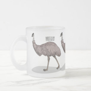 Tasse Givré Illustration d'Emu bird