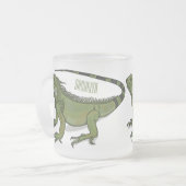 Tasse Givré Illustration d'Iguana (Devant gauche)