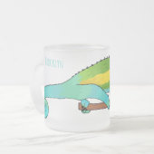 Tasse Givré Illustration du caméléon de Jackson (Devant gauche)
