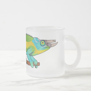 Tasse Givré Illustration du caméléon de Jackson